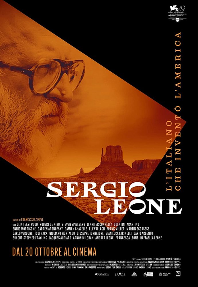 Poster do filme Sergio Leone – L‘italiano che inventò l‘America | 8 & 1/2 Festa Do Cinema Italiano 2023