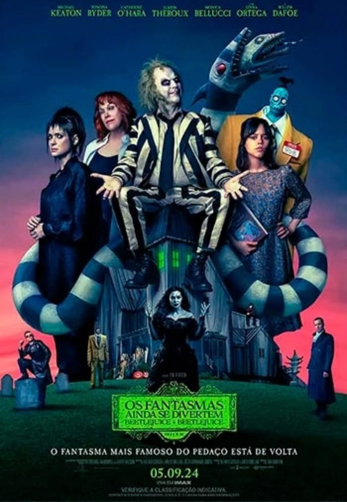 Poster do filme Os Fantasmas Ainda Se Divertem: Beetlejuice Beetlejuice